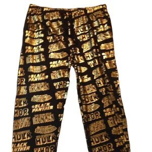 Shimmery Comfy Marvel Comics Lounge Pants Size XL